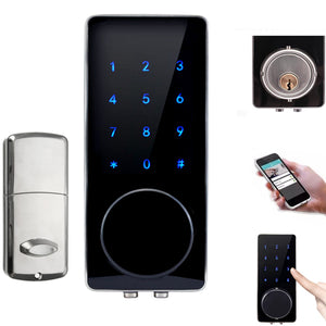 bluetooth Smart Digital Door Lock Home Security Lock Keyless Touch Password Dead Bolt