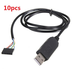 10pcs 6Pin FTDI FT232RL USB To Serial Adapter Module USB TO TTL RS232 Arduino Cable