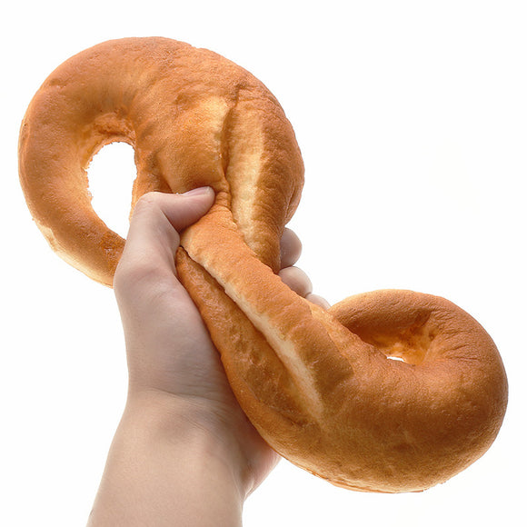 Squishy Jumbo 8 Shaped Bread 28cm Slow Rising Bakery Collection Gift Decor Toy