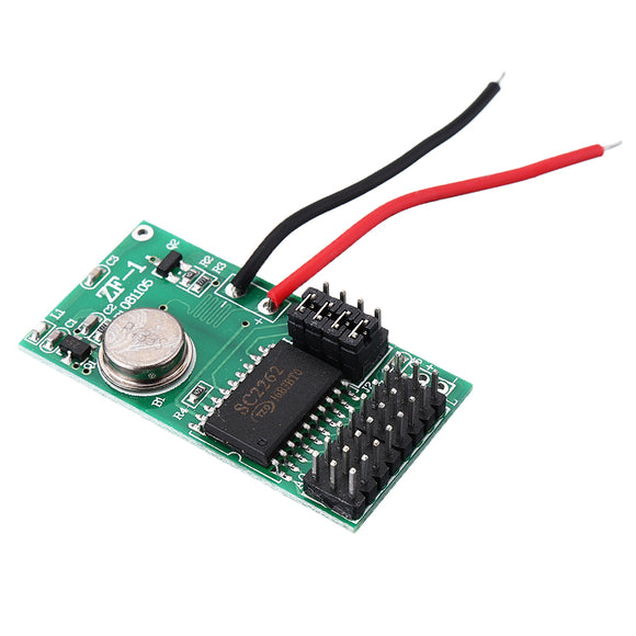 5pcs ZF-1 ASK 433MHz Fixed Code Learning Code Transmission Module Wireless Remote Control Receiving Board