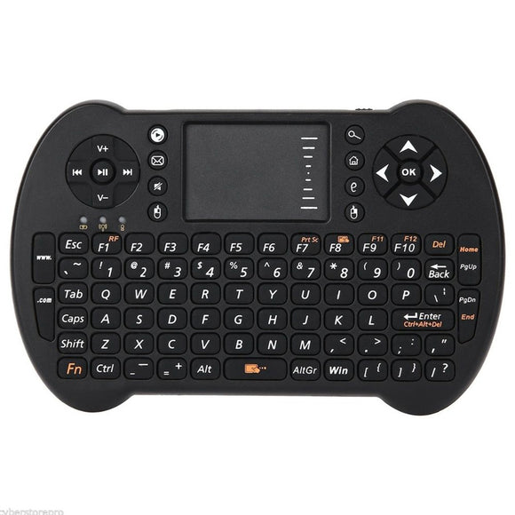 Viboton S501 2.4G Wireless English Mini Keyboard Touchpad Airmouse for TV Box PC Smart TV