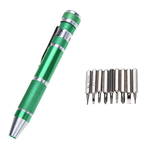 Pro'sKit SD-9814 9 in 1 Aluminum Handle Magnetic Screwdriver Set for Home Appliances Maintenance