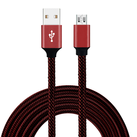 Bakeey 2.4A Micro USB Braided Fast Charging Cable 1m For Xiaomi Redmi Note 4 4x Samsung S7 Edge S6