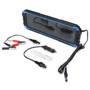 1.5W 18V Portable Solar Panel Power Battery Charger Backup for Automotive Motorcycle Boat Marine RV etc