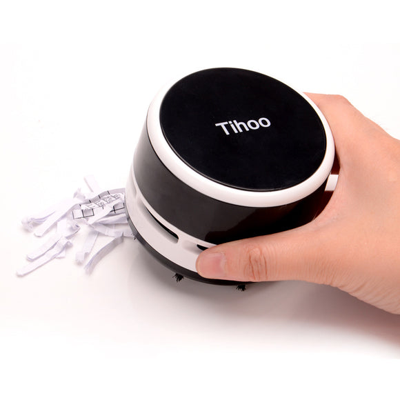 Tihoo Portable Mini Desktop Table Vacuum Cleaner Dust Collector Filter Sweeper Cleaning Tools