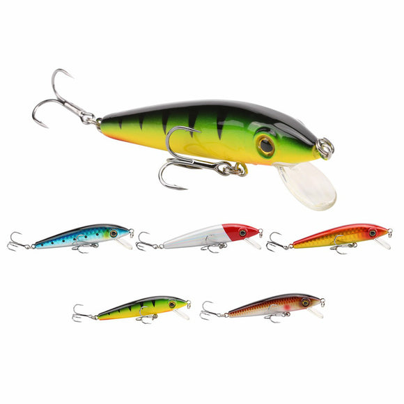 SeaKnight SK012 1PCS Minnow Fishing Lure 6g 70mm 0-0.6M Hard Bait 3D Eyes Swimbait For Carp Fishing