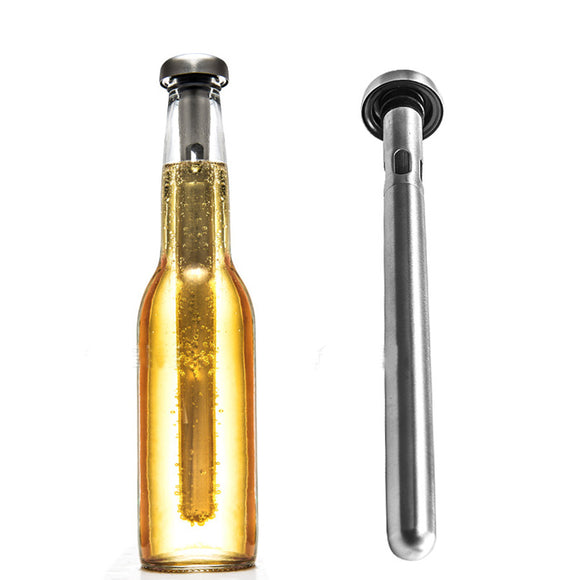 2pcs Stainless Steel Beer Wine Cooling Stick Frozen Stick Chiller Cooler