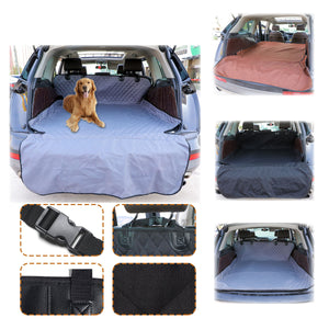 Car Pet Trunk Mat Cover Tarpaulin Waterproof Oxford Cloth Trunk Back Seat Protector