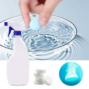 5 / 10 PCS Multifunctional Solid Effervescent Spray Cleaners Effervescent Tablets Spray Cleaner