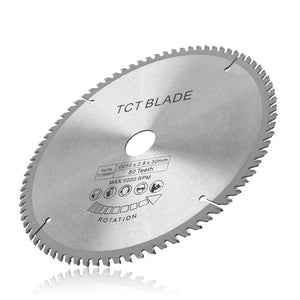 250mm 80T High Speed Steel TCT Circular Saw Blade 30mm Bore Blade for 255mm Saws