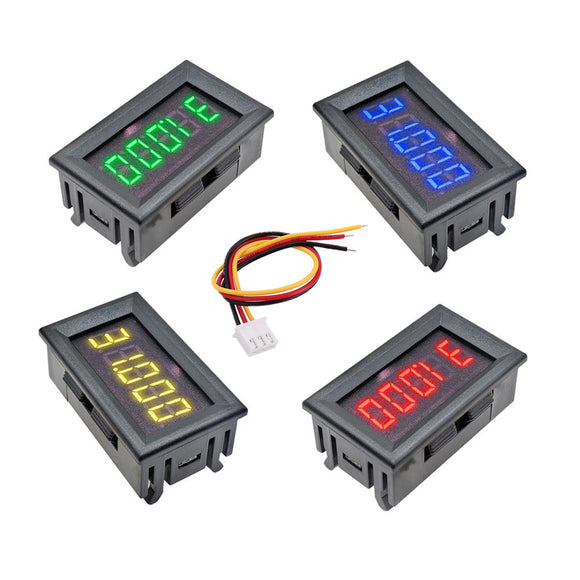 DC 4V-30V 0.36 Inch 5 Digit Mini LED Display Digital Voltmeter Voltage Detector Panel Meter High Accuracy 3 Wires