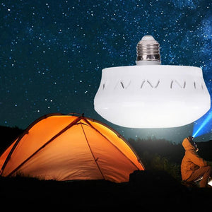 AC85-265V E27 16W Touch Dimming LED Bulb UFO Lamp Emergency Camping Ceiling Light With USB Connector Charging