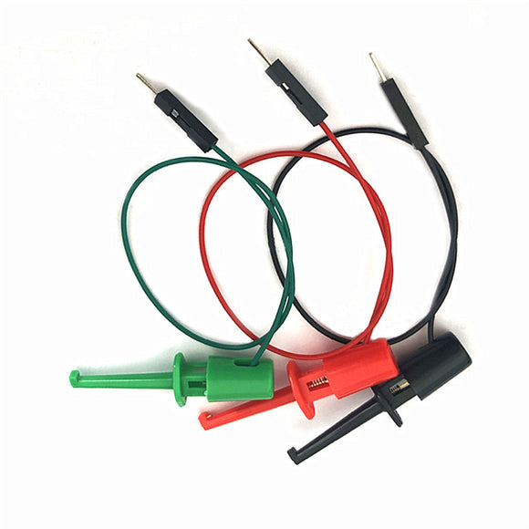 3 Pcs 20cm Transistor Tester Test Hook Test Clip