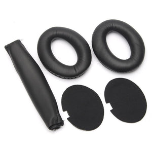 Replacement Black Soft Ear Cushion Sponge Earmuff for Headphone Headset QuietComfort QC15 QC2