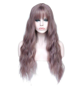 Air Bangs Long Roll Fluffy Realistic Big Wave Wig