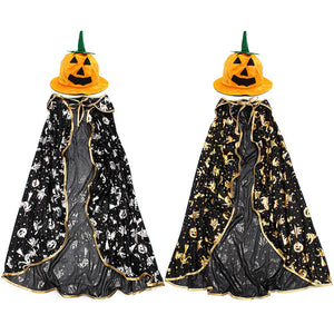 Children Kids Halloween Cloak Witch Dress Fancy Dress Cosplay Party Costume