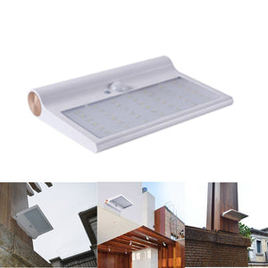 Solar Powered 42 LED Waterproof IP65 PIR Motion Sensor Wall Light Outdoor Garden Security Lamp