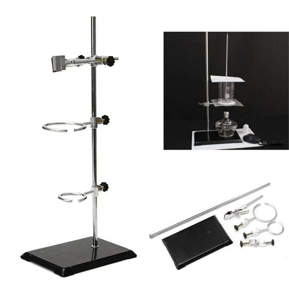 52CM Lab Support Stands Platform Flask Bottle Tube Clamp Bracket