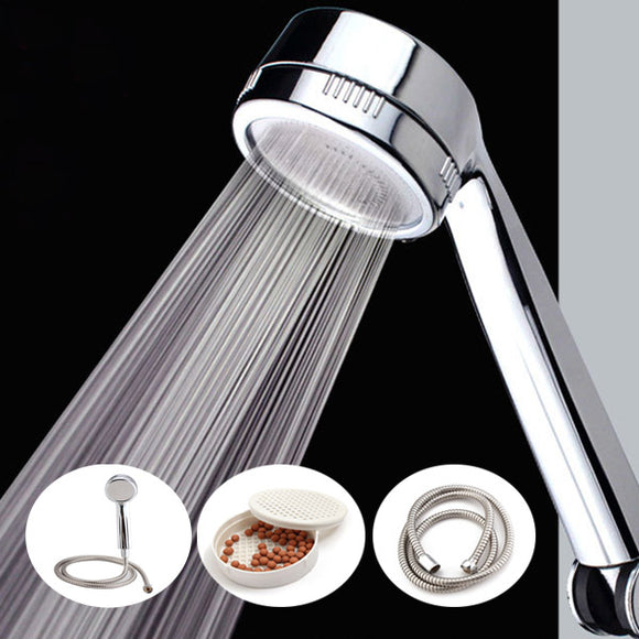 Anion Filter SPA Handheld Water Saving Pressurized Shower Head Set With 1.5M Hose