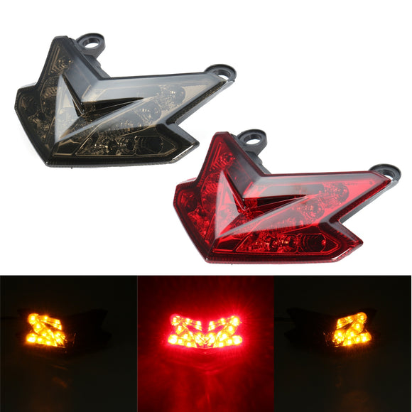 Rear LED Tail Brake Turn Signal License Integrated Light For Kawasaki Z800 ZX-6R