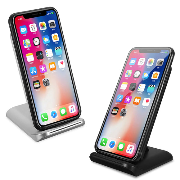 Bakeey Qi Wireless LED Light Fast Charger Desktop Holder For iPhone X 8 8Plus Samsung S8 S7 Edge S6