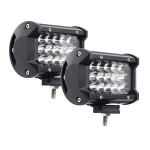 5 Inch 36W LED Work Light Bar Spot Beam IP67 10-30V Super White 2PCS for Jeep Off Road Truck Boat