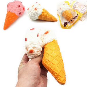 GiggleBread Ice Cream Cone Squishy 19*10cm Original Packaging Slow Rising Collection Decor Toy