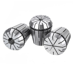 3pcs 1/8 1/4 1/2 Inch ER40 Spring Collet Chuck Set for CNC Engraving Milling Machine Lathe Tool