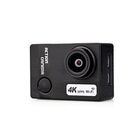 AUSEK AT-Q7 4K/30fps 170 Degree Waterproof Mini FPV Sport Camera w/ WIFI Built-in Battery