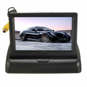 4.3 Inch LCD Monitor Wireless IR Night Vision Rear View Reverse Camera kit