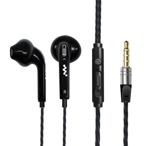 HONGBIAO S7-T 3.5mm Deep Bass Wired Control Earphone Headphone With Microphone