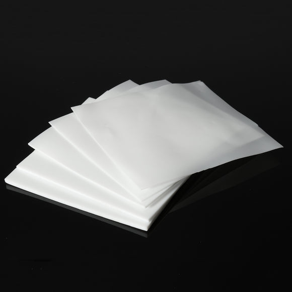 100x100mm White PTFE Plastic Teflon High temperature Film Sheet Plate