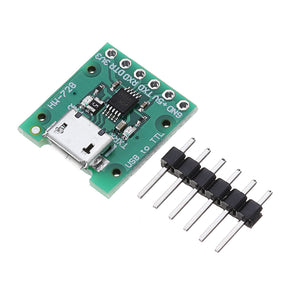 5pcs HW-728 CH340E MSOP10 USB to TTL Converter Module PRO MINI Downloader