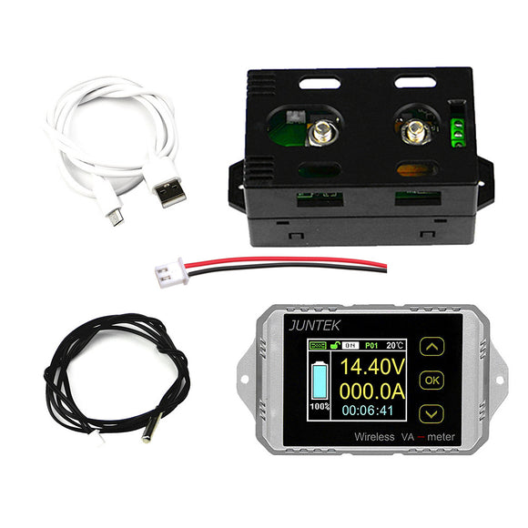 VAT1200 Wireless DC Voltmeter Current Tester Watt Measurement Voltage Meter