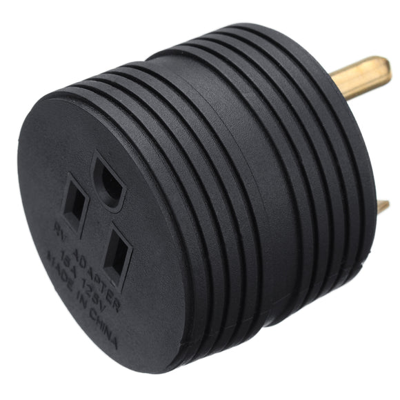 125V Electrical Adapter Plug 30AMP Male to 15AMP Female