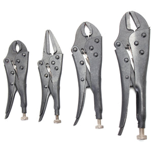 4Pcs Blackening Heat Treatment Set Forceps Locking Pliers Tool Set