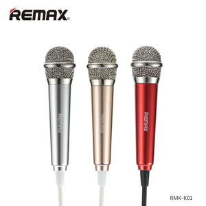 REMAX Mini Microphone Omni Directional Stereo Mic Voice Recording Chatting for Phone Tablet