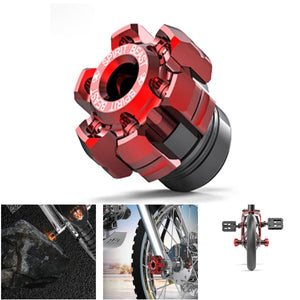 Motorcycle Bike Front Wheel Axle Screw Decorective Front Fork Front Shock Absorber Cup28mm/1.1in