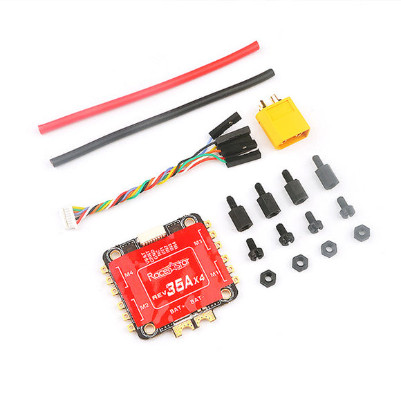 Anniversary Special Edition Racerstar REV35 35A BLheli_S 3-6S 4 In 1 ESC Built-in Current Sensor for RC Drone