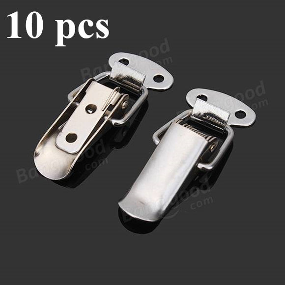 10 pcs Case Box Lock Toggle Latch Hasp Spring Loaded Latch Buckle Metal Chest Lock