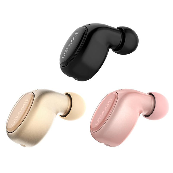 USAMS Mini Multi-point Battery Display Wireless bluetooth Earphone Headphone With Mic