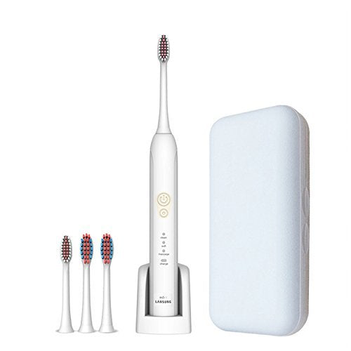 Lansung Xiaobai 1 Electric Ultrasonic Toothbrush IPX7 Waterproof Smart Timer Induction Sonic Tooth brush With 4 Replacement Heads