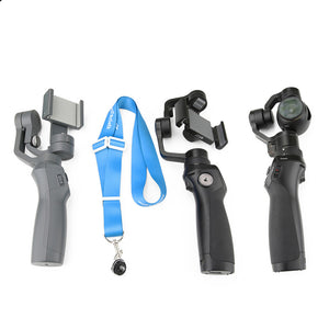 Handheld Gimbal Neck Strap Handheld Grip Lanyard Neck Strap w/ 1/4 Ball Screw for DJI OSMO+Mobile 2