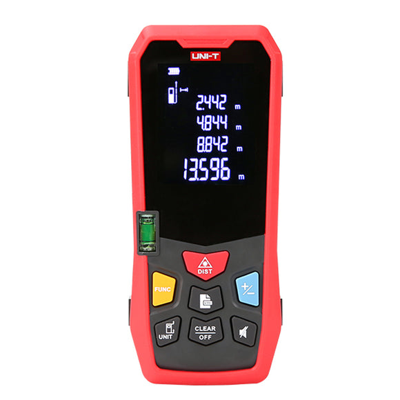 UNI-T Original LM80 Laser Rangefinders+Bubble Level Rangefinder Range LM80 80m Handheld Laser Distance Meter Rangefinders