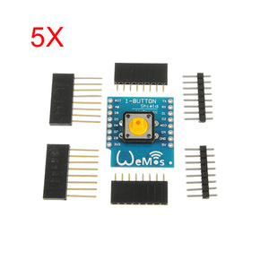 5Pcs WeMos 1-Button Shield For WeMos D1 Mini Button