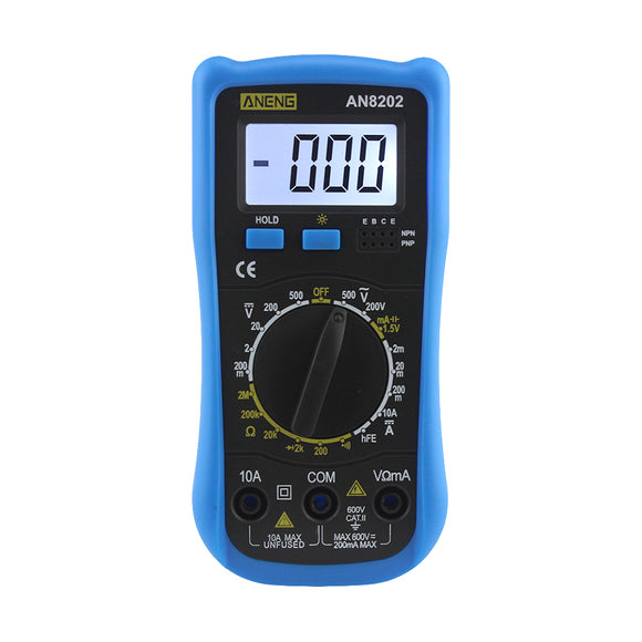 ANENG AN8202 Digital Multimeter LCD Digital Multimeter DC AC Voltage Diode Freguency Multitester