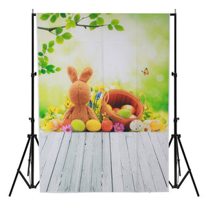 3x5FT Vinyl Bunny Fairy Tale Photography Backdrop Background Studio Prop