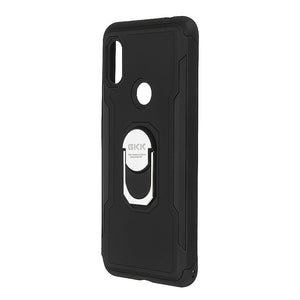 GKK Armour Shockproof Hard PC + Soft TPU Back Cover Protective Case with Ring Holder for Xiaomi Redmi Note 6 Pro