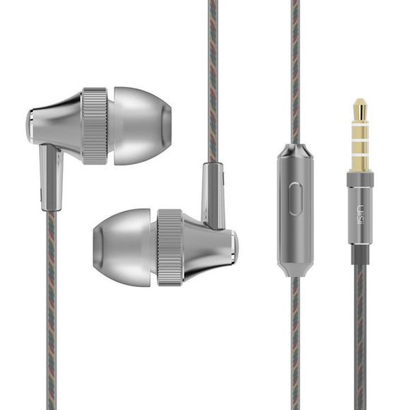 UiiSii HM6 In-Ear Wired Earphone Stereo Super Bass Headphones with Microphone