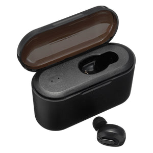 Mini Portable Wireless bluetooth Earphone Single Earbuds Noise Cancelling 2200mAh Power Bank Headphone with Mic